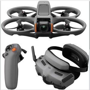 DJI Avata 2 FPV Drone with 3-Battery Fly More Combo, 4K Video, (Open Box / New)